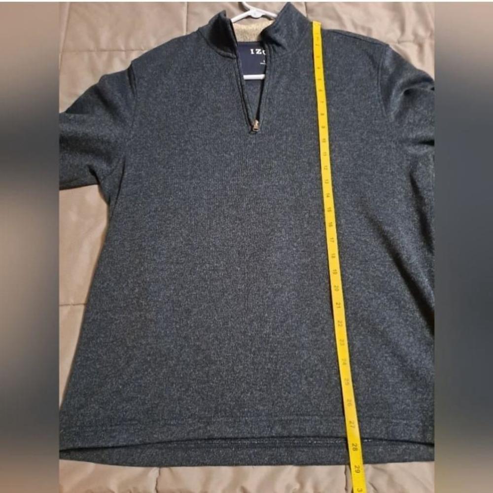 IZOD half zip lightweight sweater LG - Picture 5 of 10